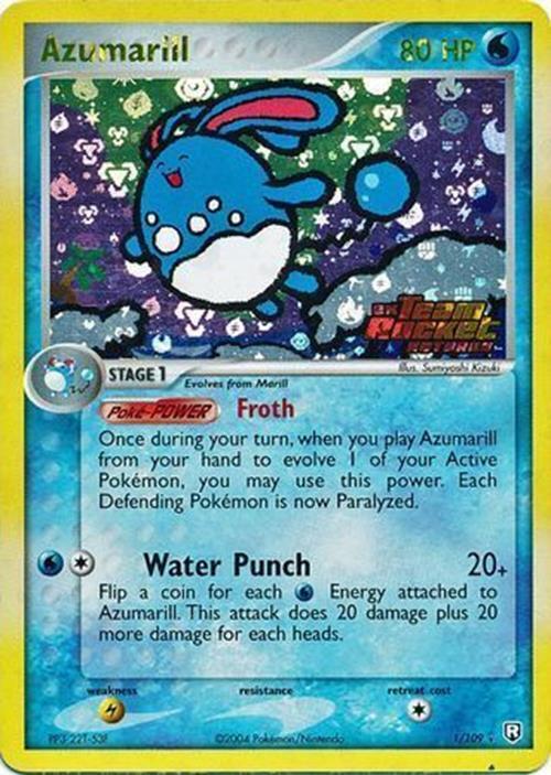 Azumarill (1/109) (Stamped) [EX: Team Rocket Returns] | I Want That Stuff Brandon