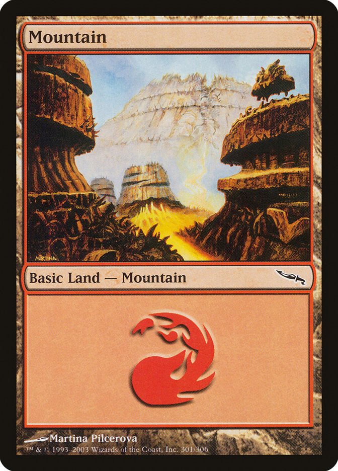 Mountain (301) [Mirrodin] | I Want That Stuff Brandon