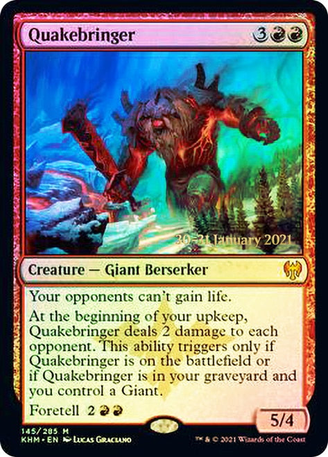 Quakebringer [Kaldheim Prerelease Promos] | I Want That Stuff Brandon