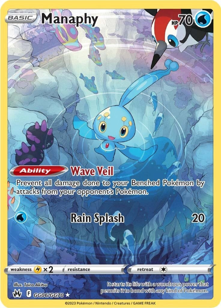 Manaphy (GG06/GG70) [Sword & Shield: Crown Zenith] | I Want That Stuff Brandon