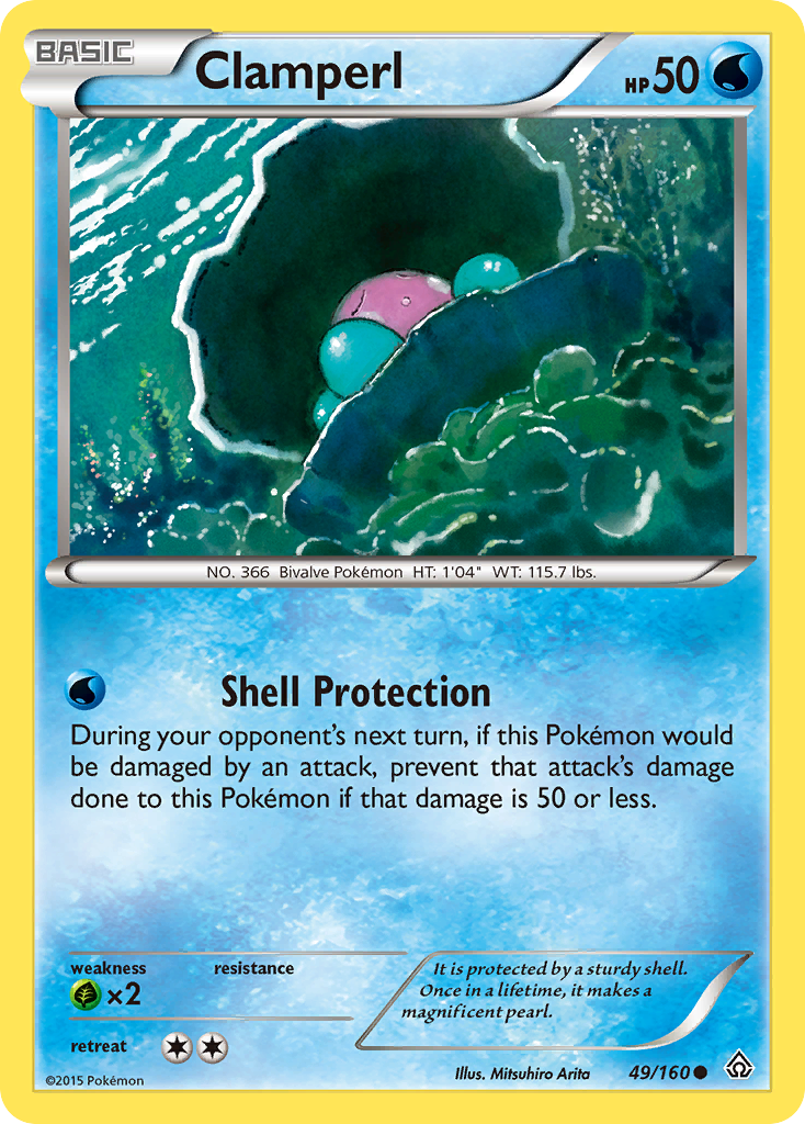 Clamperl (49/160) [XY: Primal Clash] | I Want That Stuff Brandon