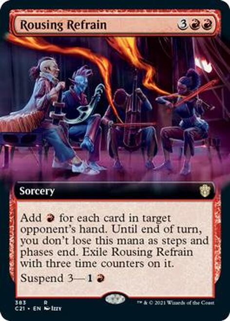 Rousing Refrain (Extended Art) [Commander 2021] | I Want That Stuff Brandon