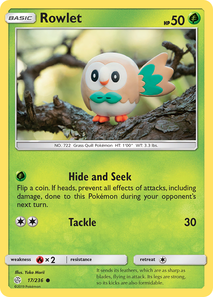 Rowlet (17/236) [Sun & Moon: Cosmic Eclipse] | I Want That Stuff Brandon