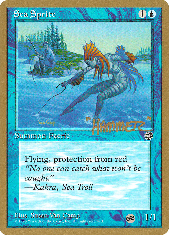 Sea Sprite (Shawn "Hammer" Regnier) (SB) [Pro Tour Collector Set] | I Want That Stuff Brandon