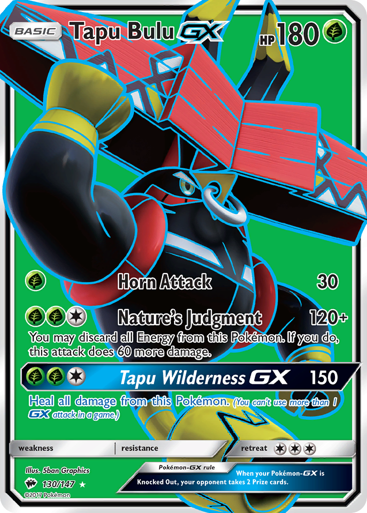 Tapu Bulu GX (130/147) [Sun & Moon: Burning Shadows] | I Want That Stuff Brandon