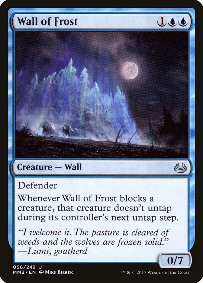 Wall of Frost [Modern Masters 2017] | I Want That Stuff Brandon