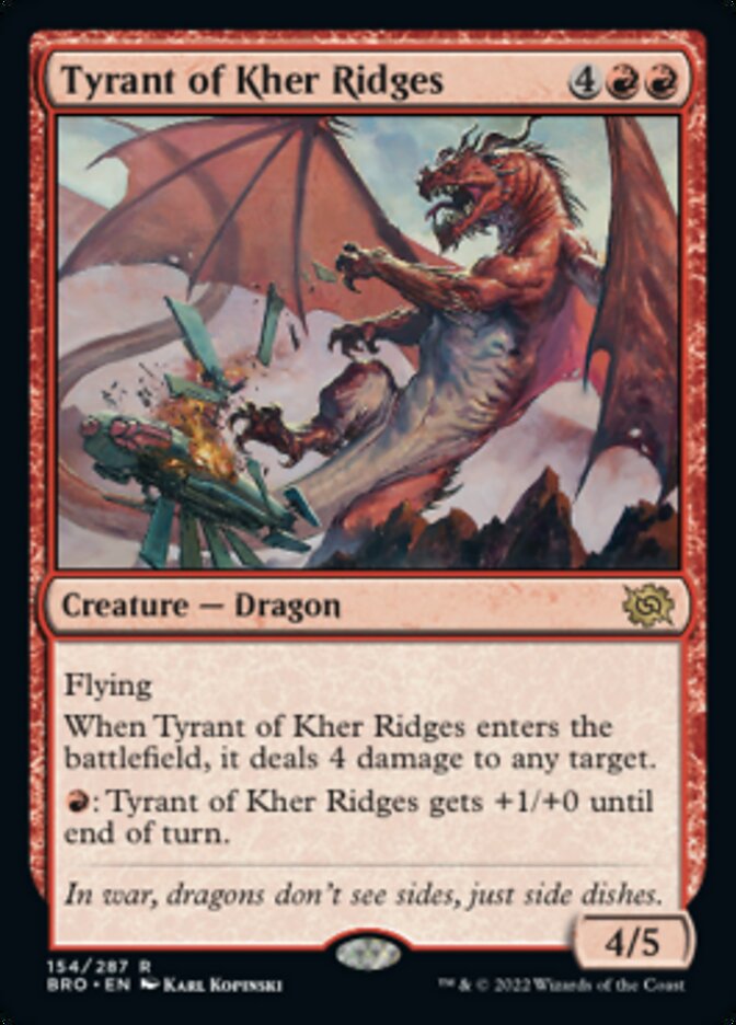 Tyrant of Kher Ridges [The Brothers' War] | I Want That Stuff Brandon