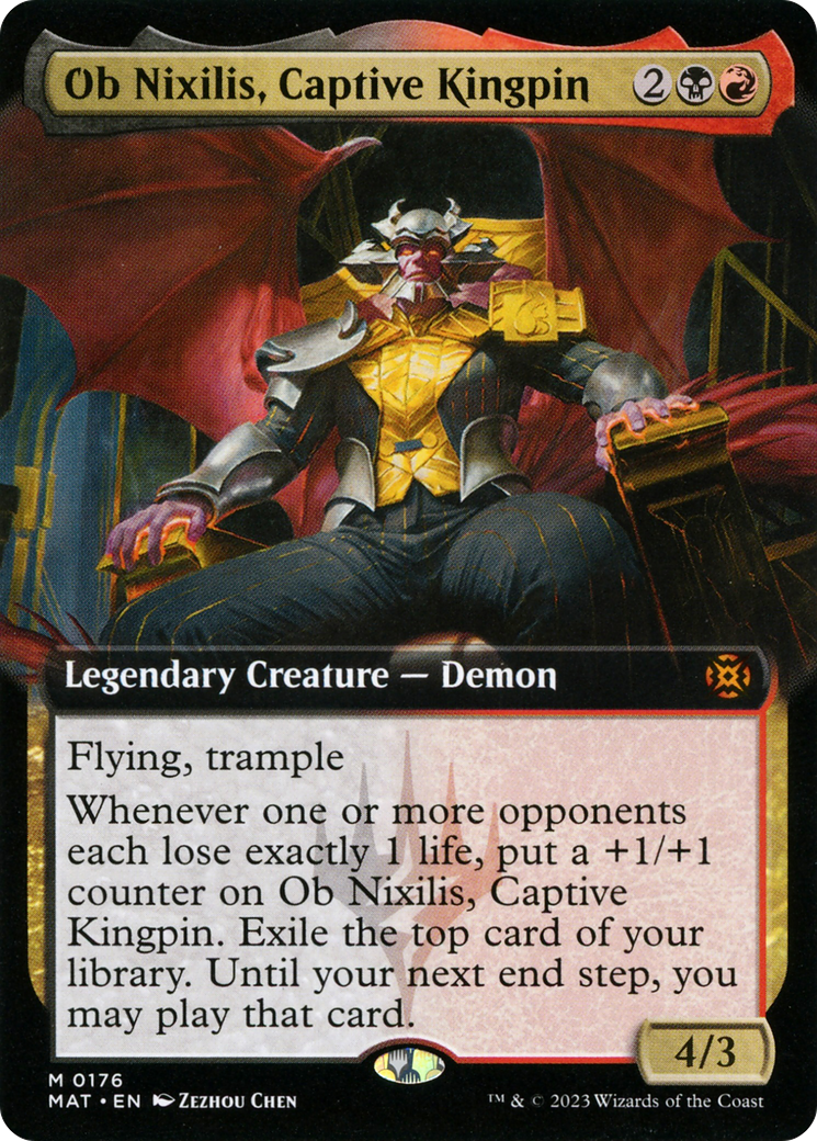 Ob Nixilis, Captive Kingpin (Extended Art) [March of the Machine: The Aftermath] | I Want That Stuff Brandon