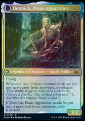 Dennick, Pious Apprentice // Dennick, Pious Apparition [Innistrad: Midnight Hunt Prerelease Promos] | I Want That Stuff Brandon