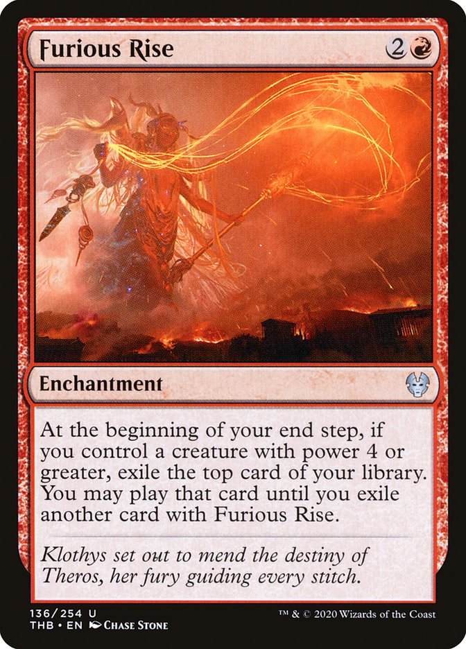 Furious Rise [Theros Beyond Death] | I Want That Stuff Brandon