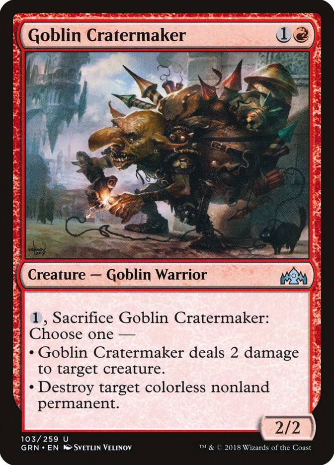 Goblin Cratermaker [Guilds of Ravnica] | I Want That Stuff Brandon