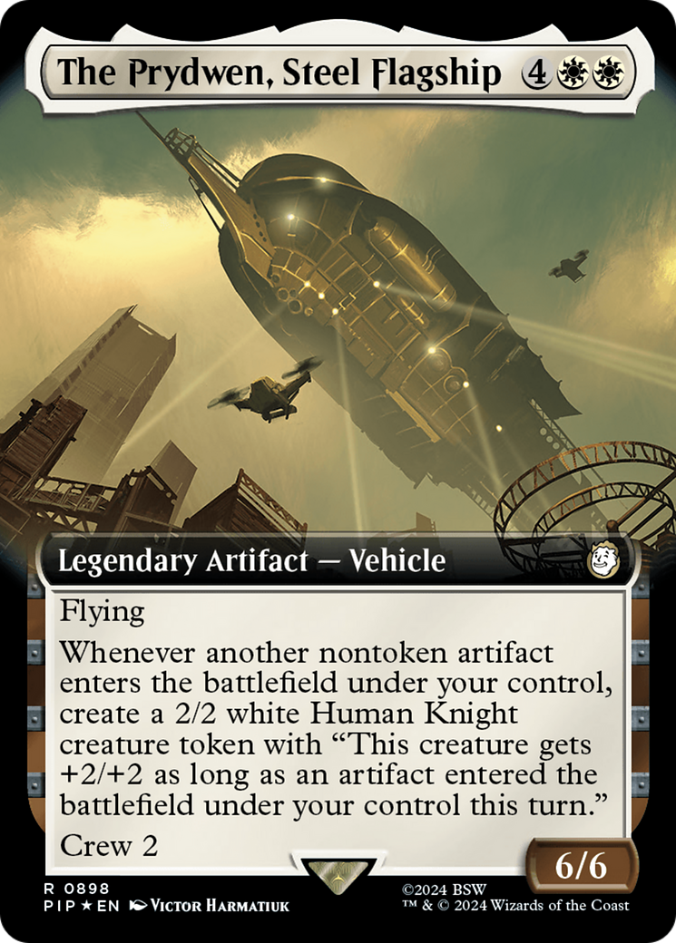 The Prydwen, Steel Flagship (Extended Art) (Surge Foil) [Fallout] | I Want That Stuff Brandon