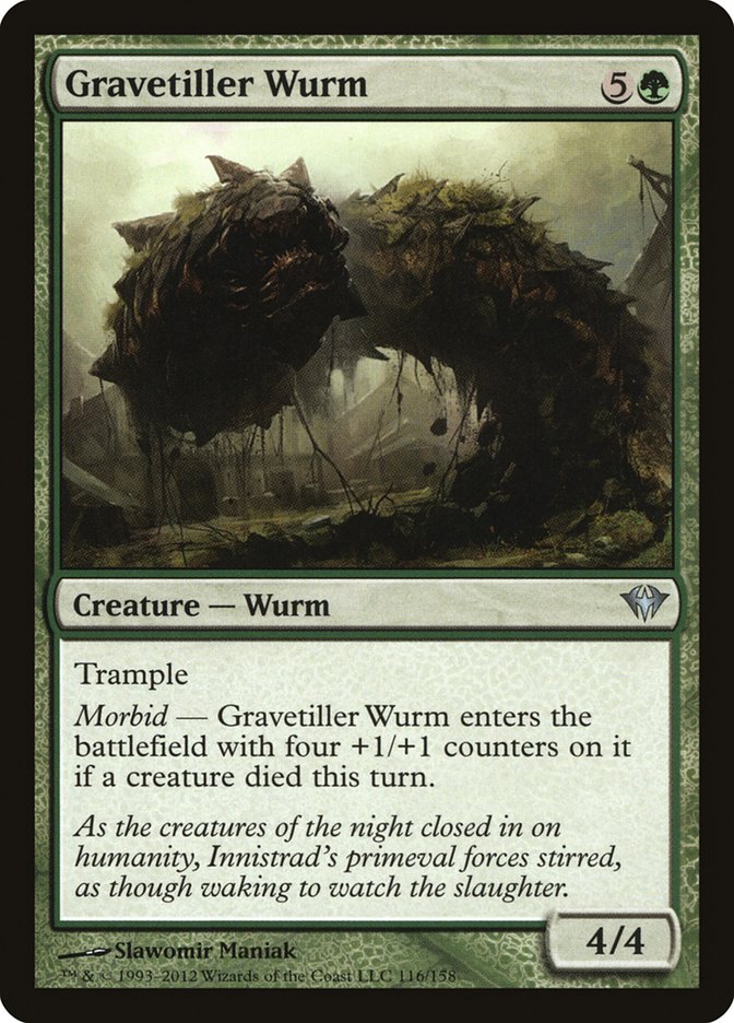 Gravetiller Wurm [Dark Ascension] | I Want That Stuff Brandon