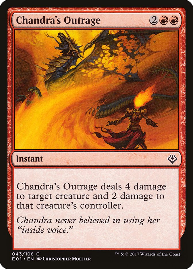 Chandra's Outrage [Archenemy: Nicol Bolas] | I Want That Stuff Brandon