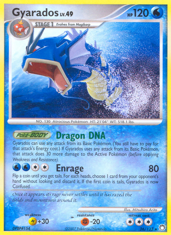 Gyarados (26/123) [Diamond & Pearl: Mysterious Treasures] | I Want That Stuff Brandon