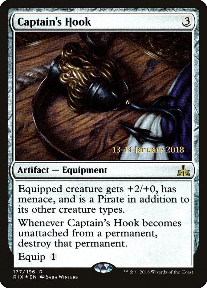 Captain's Hook [Rivals of Ixalan Prerelease Promos] | I Want That Stuff Brandon