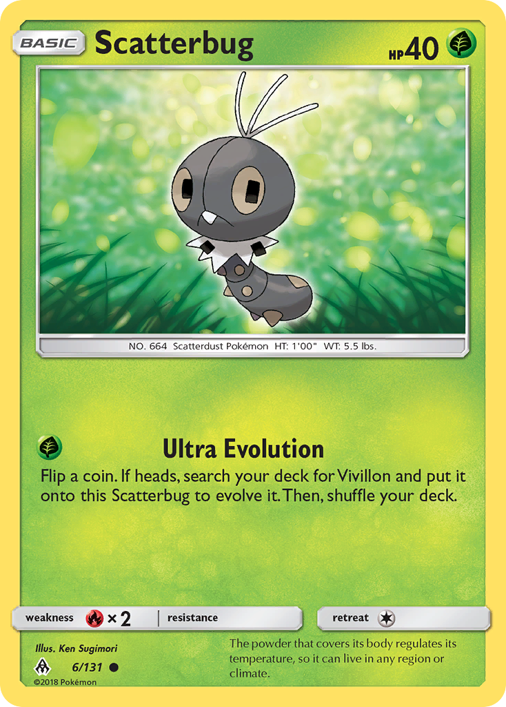 Scatterbug (6/131) [Sun & Moon: Forbidden Light] | I Want That Stuff Brandon