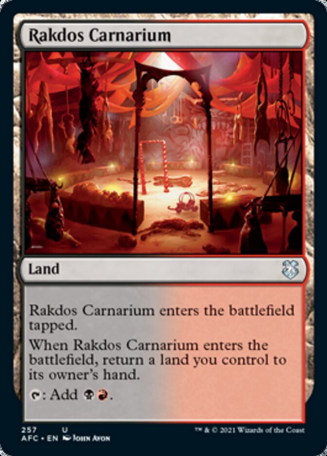 Rakdos Carnarium [Dungeons & Dragons: Adventures in the Forgotten Realms Commander] | I Want That Stuff Brandon