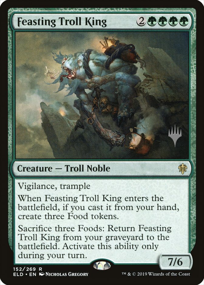 Feasting Troll King (Promo Pack) [Throne of Eldraine Promos] | I Want That Stuff Brandon