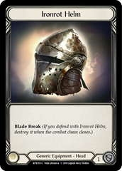 Ironrot Helm [WTR155-C] Alpha Print Cold Foil | I Want That Stuff Brandon