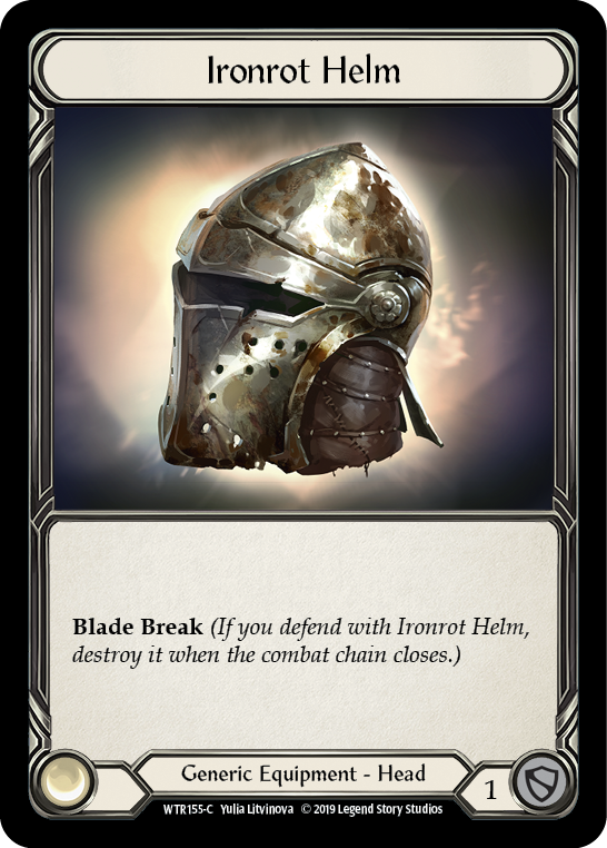 Ironrot Helm [WTR155-C] Alpha Print Cold Foil | I Want That Stuff Brandon