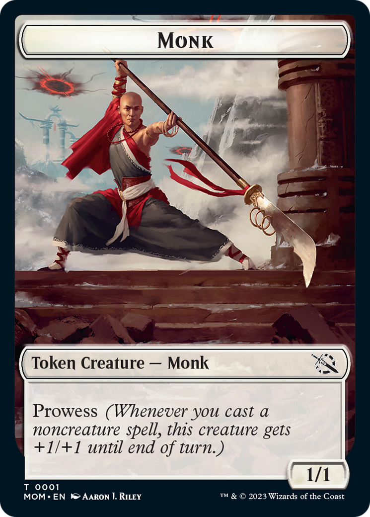 Monk Token [March of the Machine Tokens] | I Want That Stuff Brandon
