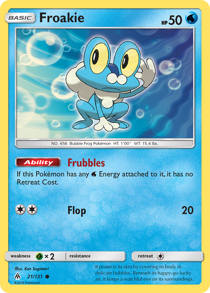 Froakie (21/131) [Sun & Moon: Forbidden Light] | I Want That Stuff Brandon