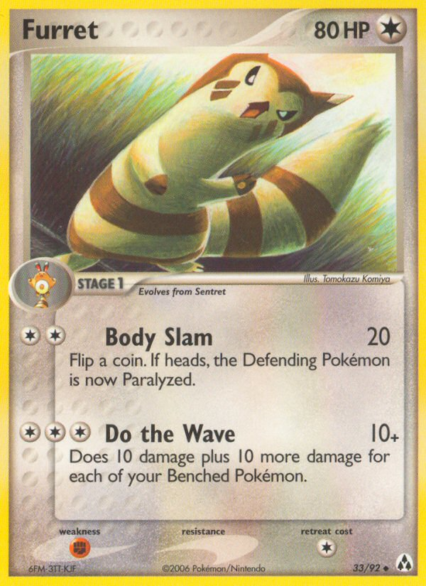 Furret (33/92) [EX: Legend Maker] | I Want That Stuff Brandon