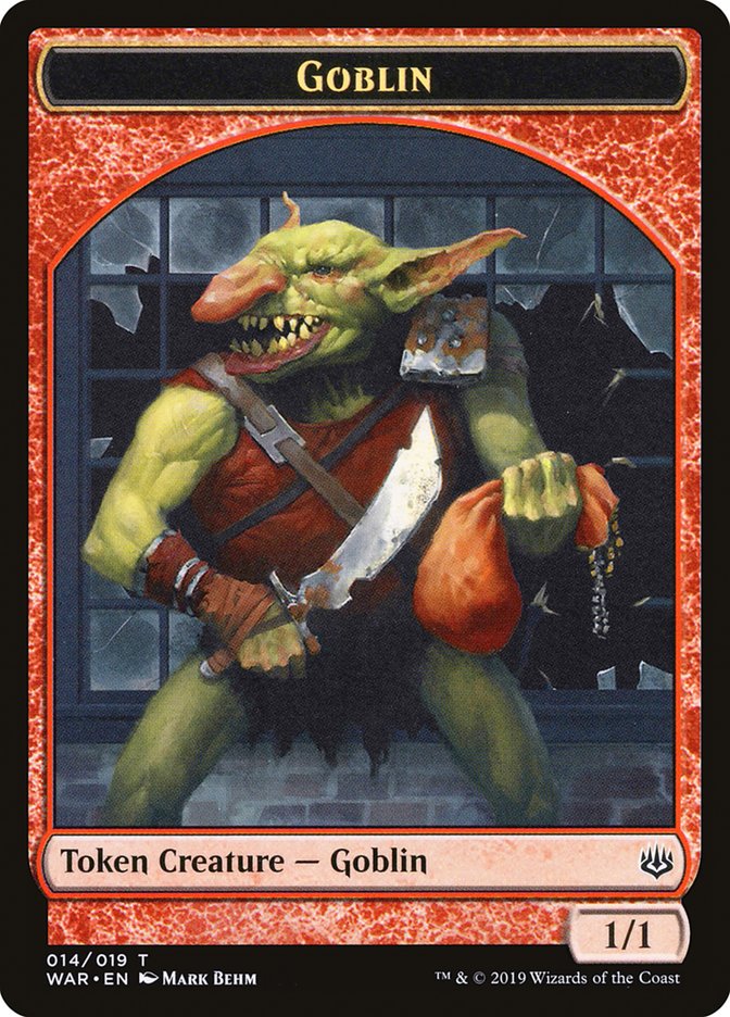 Goblin Token [War of the Spark Tokens] | I Want That Stuff Brandon
