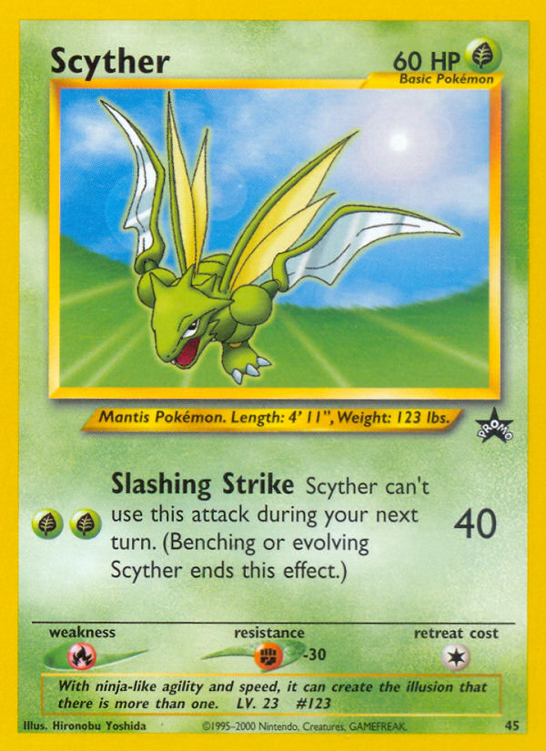 Scyther (45) [Wizards of the Coast: Black Star Promos] | I Want That Stuff Brandon