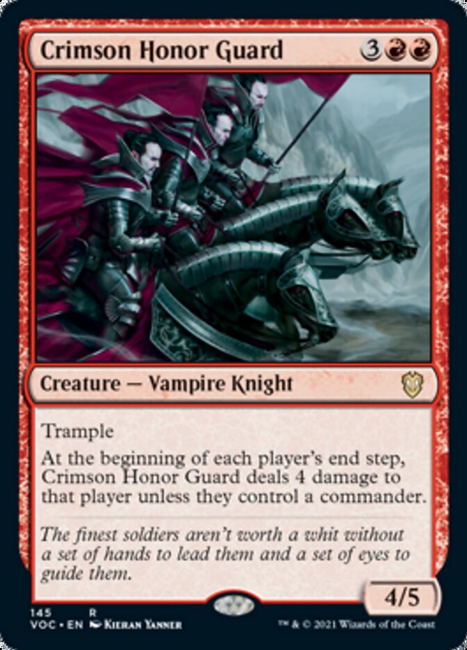 Crimson Honor Guard [Innistrad: Crimson Vow Commander] | I Want That Stuff Brandon