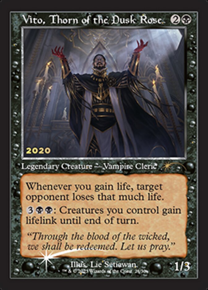 Vito, Thorn of the Dusk Rose [30th Anniversary Promos] | I Want That Stuff Brandon