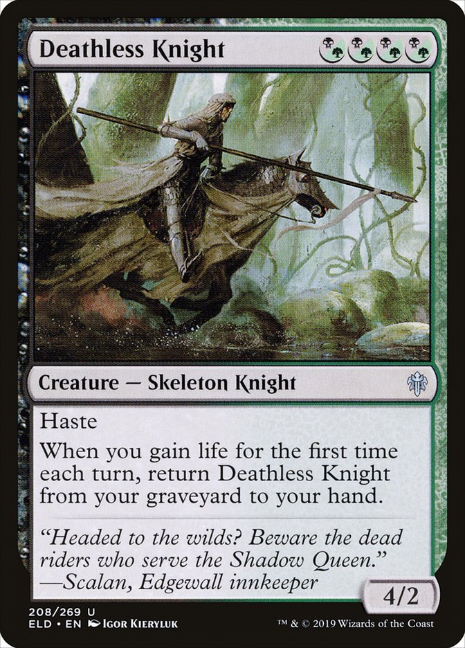 Deathless Knight [Throne of Eldraine] | I Want That Stuff Brandon