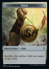 Gold // Dragon Double-Sided Token [Commander Legends: Battle for Baldur's Gate Tokens] | I Want That Stuff Brandon