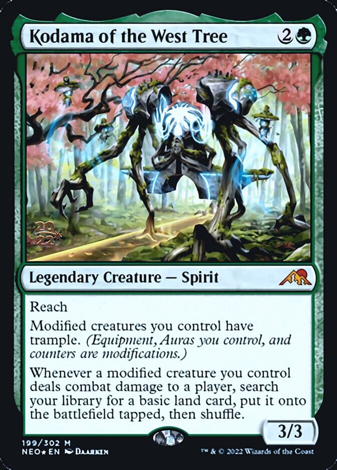 Kodama of the West Tree [Kamigawa: Neon Dynasty Prerelease Promos] | I Want That Stuff Brandon