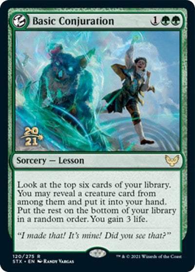 Basic Conjuration [Strixhaven: School of Mages Prerelease Promos] | I Want That Stuff Brandon