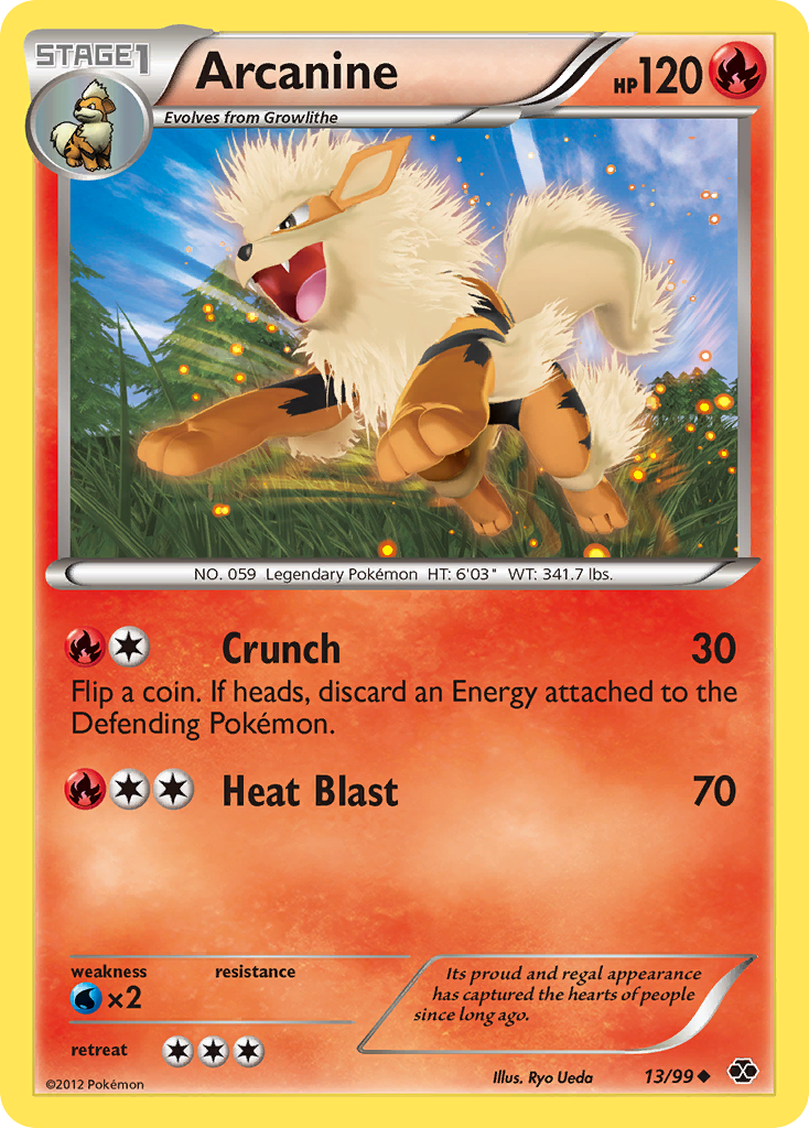 Arcanine (13/99) [Black & White: Next Destinies] | I Want That Stuff Brandon