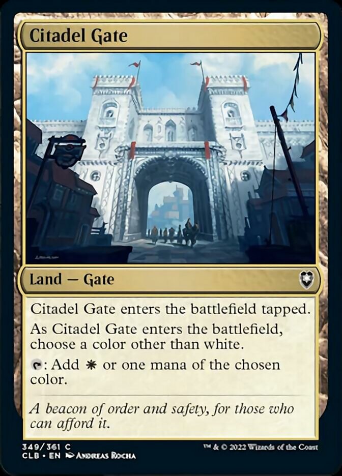 Citadel Gate [Commander Legends: Battle for Baldur's Gate] | I Want That Stuff Brandon