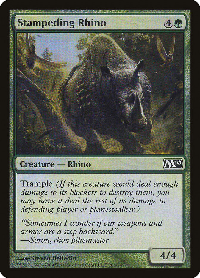 Stampeding Rhino [Magic 2010] | I Want That Stuff Brandon