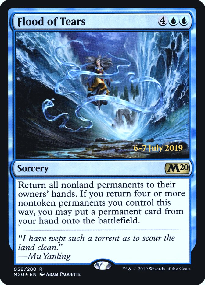 Flood of Tears [Core Set 2020 Prerelease Promos] | I Want That Stuff Brandon