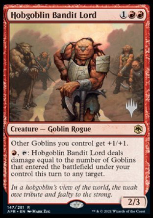 Hobgoblin Bandit Lord (Promo Pack) [Dungeons & Dragons: Adventures in the Forgotten Realms Promos] | I Want That Stuff Brandon