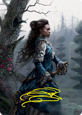 Mina Harker Art Card (Gold-Stamped Signature) [Innistrad: Crimson Vow Art Series] | I Want That Stuff Brandon