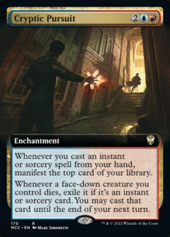 Cryptic Pursuit (Extended Art) [Streets of New Capenna Commander] | I Want That Stuff Brandon