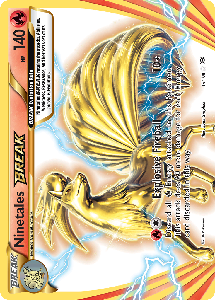 Ninetales BREAK (16/108) [XY: Evolutions] | I Want That Stuff Brandon