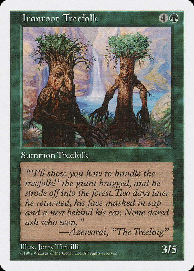 Ironroot Treefolk [Fifth Edition] | I Want That Stuff Brandon