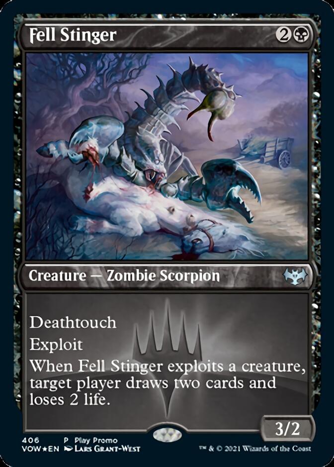 Fell Stinger (Play Promo) [Innistrad: Crimson Vow] | I Want That Stuff Brandon