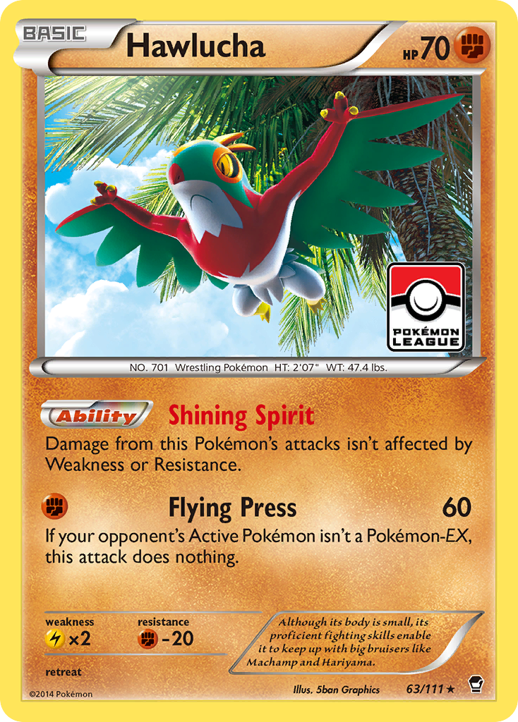 Hawlucha (63/111) [XY: Furious Fists] | I Want That Stuff Brandon