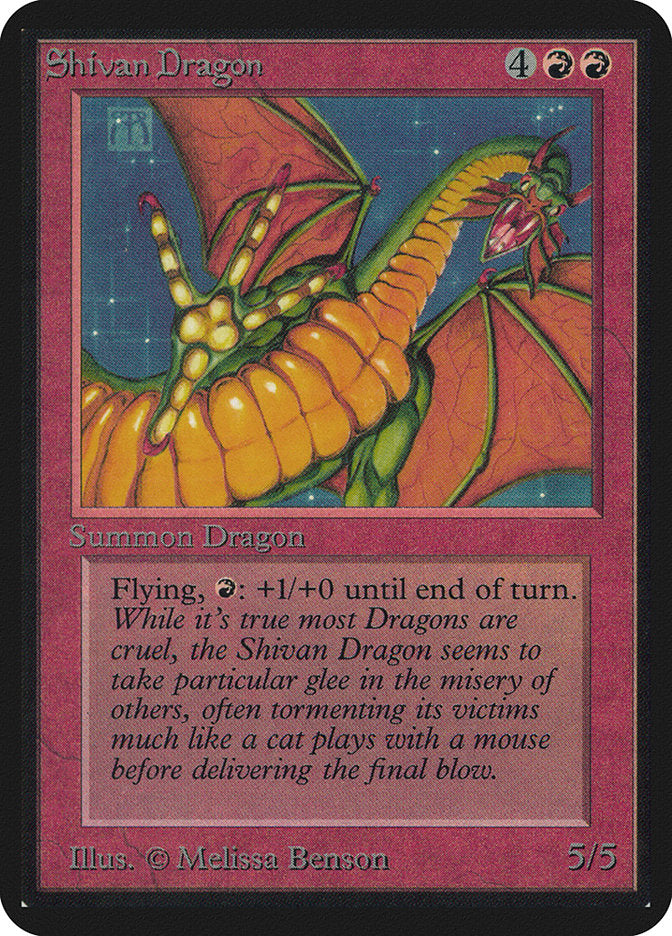 Shivan Dragon [Alpha Edition] | I Want That Stuff Brandon