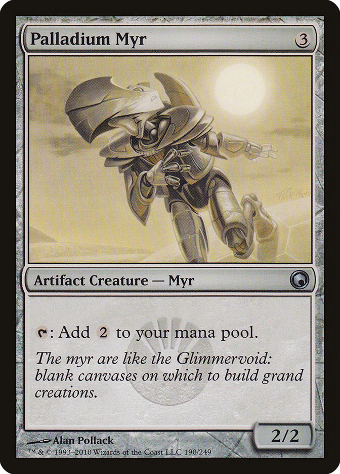 Palladium Myr [Scars of Mirrodin] | I Want That Stuff Brandon