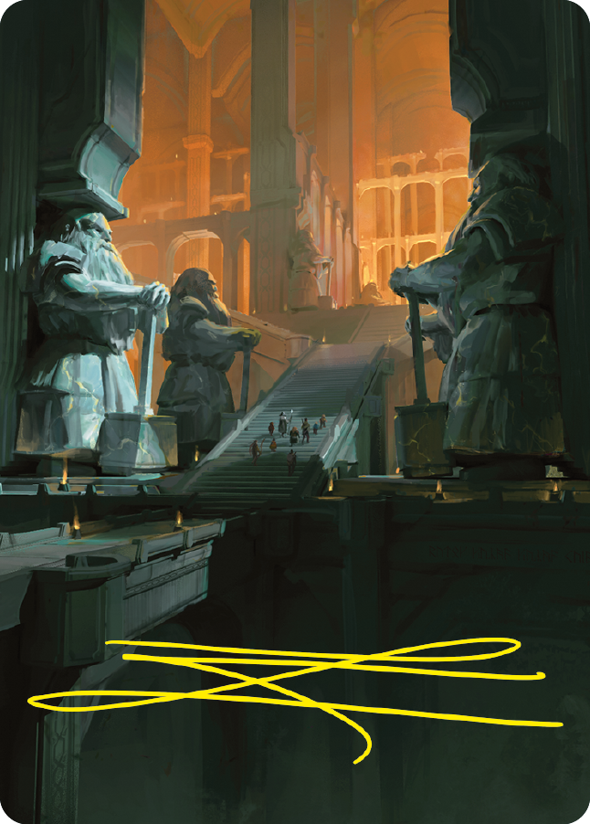 Mines of Moria Art Card (Gold-Stamped Signature) [The Lord of the Rings: Tales of Middle-earth Art Series] | I Want That Stuff Brandon